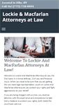 Mobile Screenshot of lockielaw.com